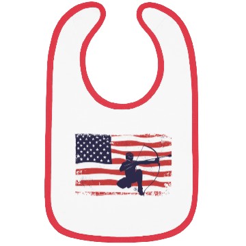 Discover American flag Arrowtag Bibs