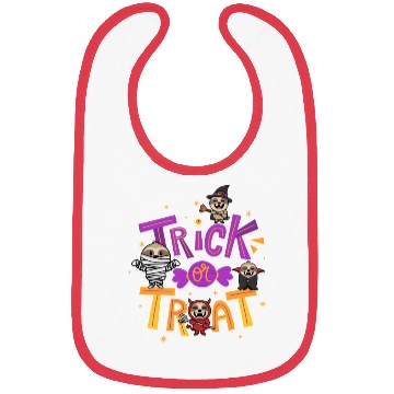 Discover Trick Or Treat Witch Mummy Halloween Bibs