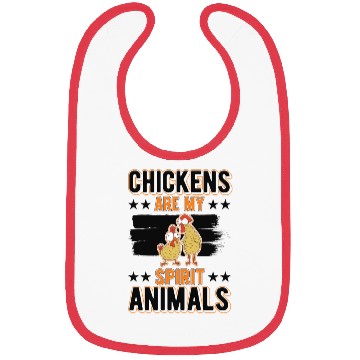 Discover Chickens Spirit Animal Chicken Bibs
