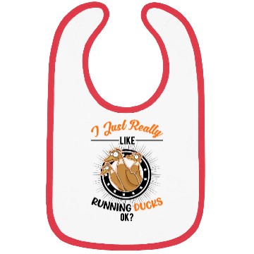 Discover I Just Really Like Running Ducks Bibs