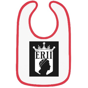 Discover United Kingdom Monarch Queen Elizabeth ER II Bibs