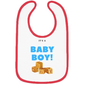 Discover It's A Boy Bibs