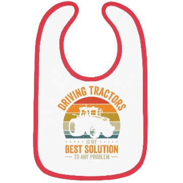 Discover Problem Solution Tractor Farming Agriculture Bibs