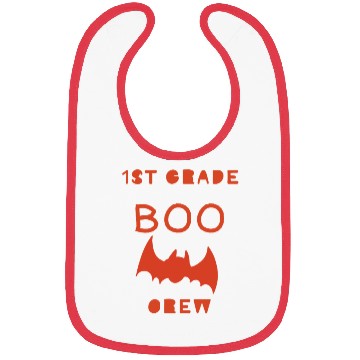 Discover 1st grade boo bat crew Bibs
