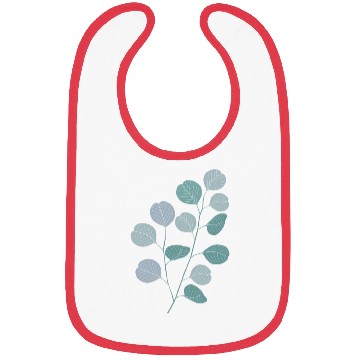 Discover Eucalyptus evergreen design - natural plant leaves Bibs