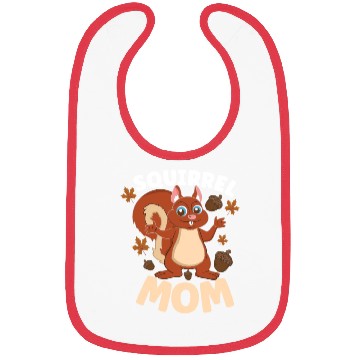 Discover Funny Squirrel Fan Squirrel Lover Chipmunk Addict Bibs