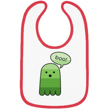 Discover Green Boo Ghost Halloween Bibs