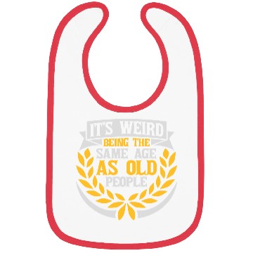 Discover being old people age Bibs