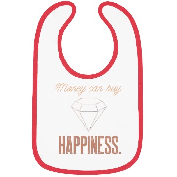 Discover Jewelry Bling Money Can Buy Happiness Funny Diamon Bibs
