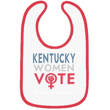 Discover Kentucky Women Vote Voter 2022 Election Feminist Bibs