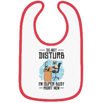 Discover Working Busy Cat Employee Cat Owner Worker Bibs