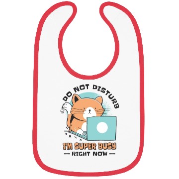 Discover Working Busy Cat Employee Cat Owner Worker Bibs