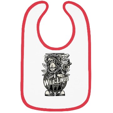 Discover Smoking Monkey by Wild Linus Germany Bibs
