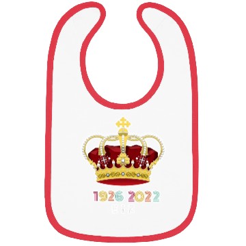 Discover Queen Elizabeth II Royal Coat Emblem Monarch Crown Bibs