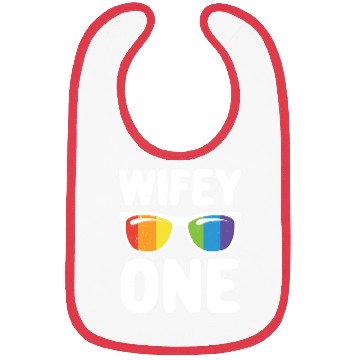 Discover Wife One Funny Lgbt Lesbian Couple LGBT Pride Gay Bibs