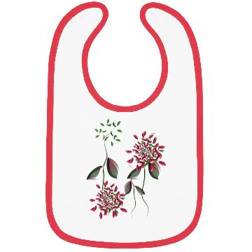 Discover abstract plants nature flowers Bibs