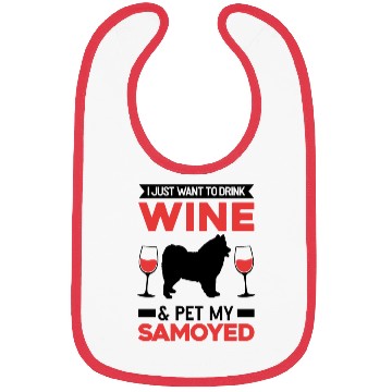 Discover Samoyed And Wine Bibs