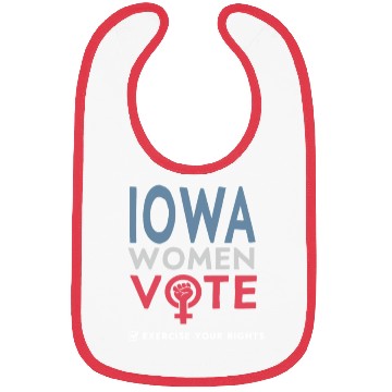 Discover Iowa Women Vote Voter 2022 Election Feminist Bibs