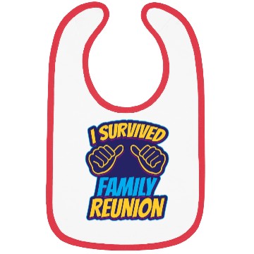 Discover I Survived Family Reunion Families Gathering Bibs