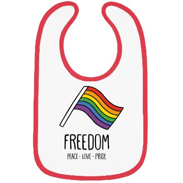Discover LGBTQ+ Freedom Flag Bibs