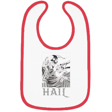 Discover Skeleton Bones Tarot Card Occult Hail Gothic Bibs