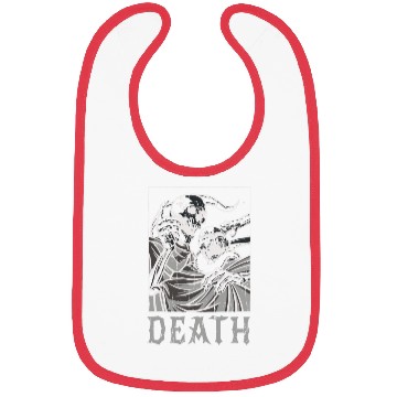 Discover Skeleton Bones Tarot Card Occult Death Gothic Bibs