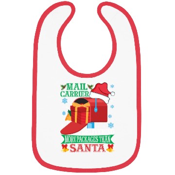 Discover Mail Carrier Christmas Bibs