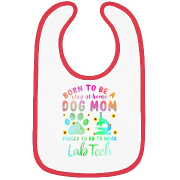 Discover Lab Tech Dog Mom Science Bibs