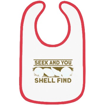 Discover seashells shell collector shell collecting Gift Bibs