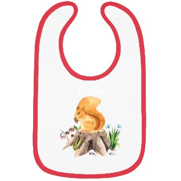 Discover Forest animal squirrel with name Émilie Bibs