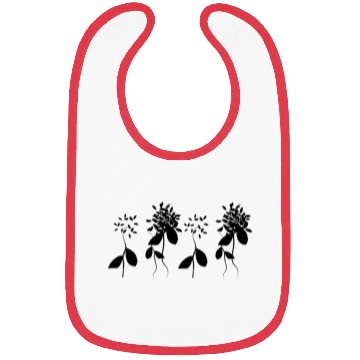 Discover flowers four nature plants Bibs