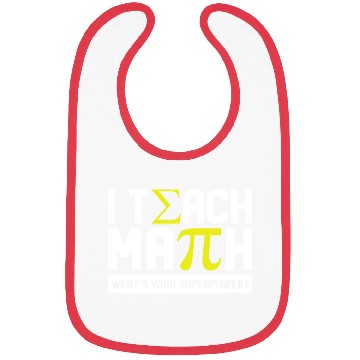 Discover i teach math Bibs