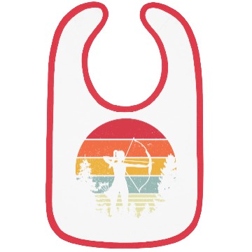 Discover Archery Lady Bows And Arrows Hunting Sports Bibs