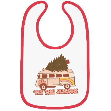 Discover Christmas Doodles Tis' The Season Retro Holiday Bibs