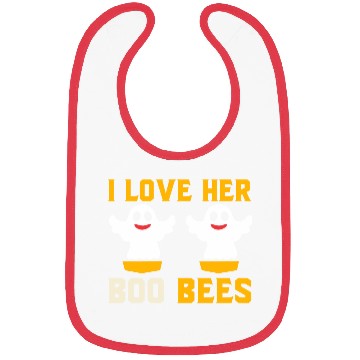 Discover I love her Boo Bees Bibs