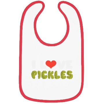 Discover I Love Pickles Bibs