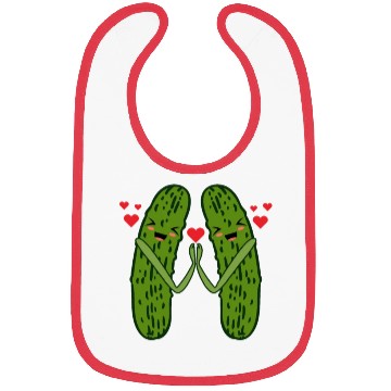 Discover Sweet Couple Pickle Bibs