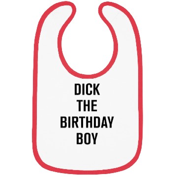 Discover dick the birthday boy Bibs