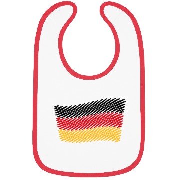 Discover National Flag Of Germany (Scribble) Bibs