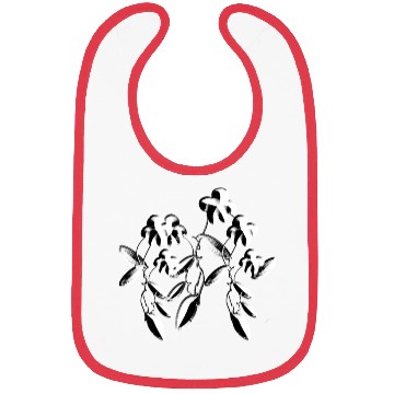 Discover gray flowers nature glitter plants Bibs