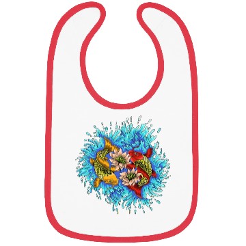 Discover Cool With Fish Bibs