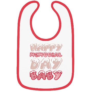 Discover Happy Memorial Day Baby Bibs
