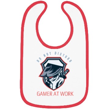 Discover Do Not Disturb Gamer At Work-Gaming Lover Bibs