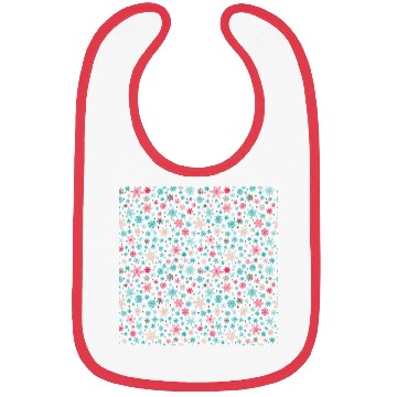Discover Snowflakes Pattern Colorful Bibs