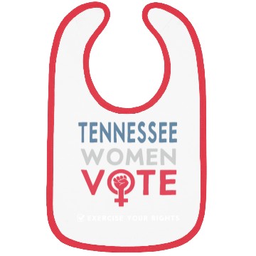 Discover Tennessee Women Vote Voter 2022 Election Feminist Bibs