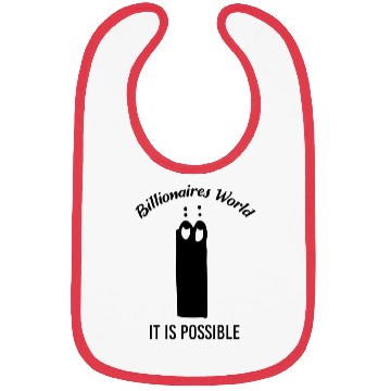 Discover It is possible,Letter I typography design Bibs
