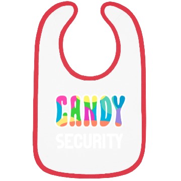 Discover Funny Candy Security Halloween Gifts Bibs