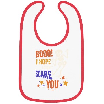 Discover Skeleton Halloween party funny saying children Bibs