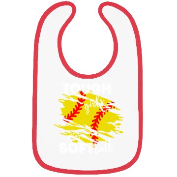 Discover tough girls play softball Bibs