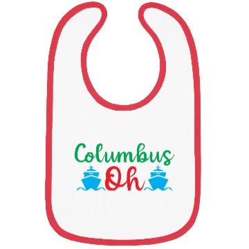 Discover Happy Columbus Day classic Bibs